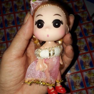 Sỉ 10 móc khóa búp bê chibi 10cm