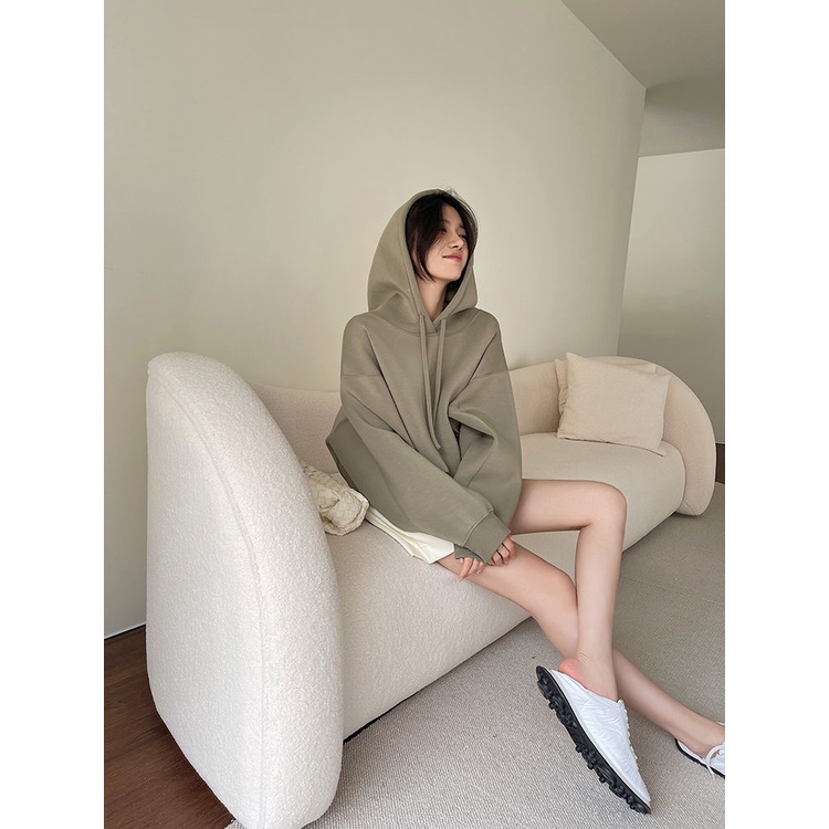 Áo hoodies có nón dài tay thời trang nữ