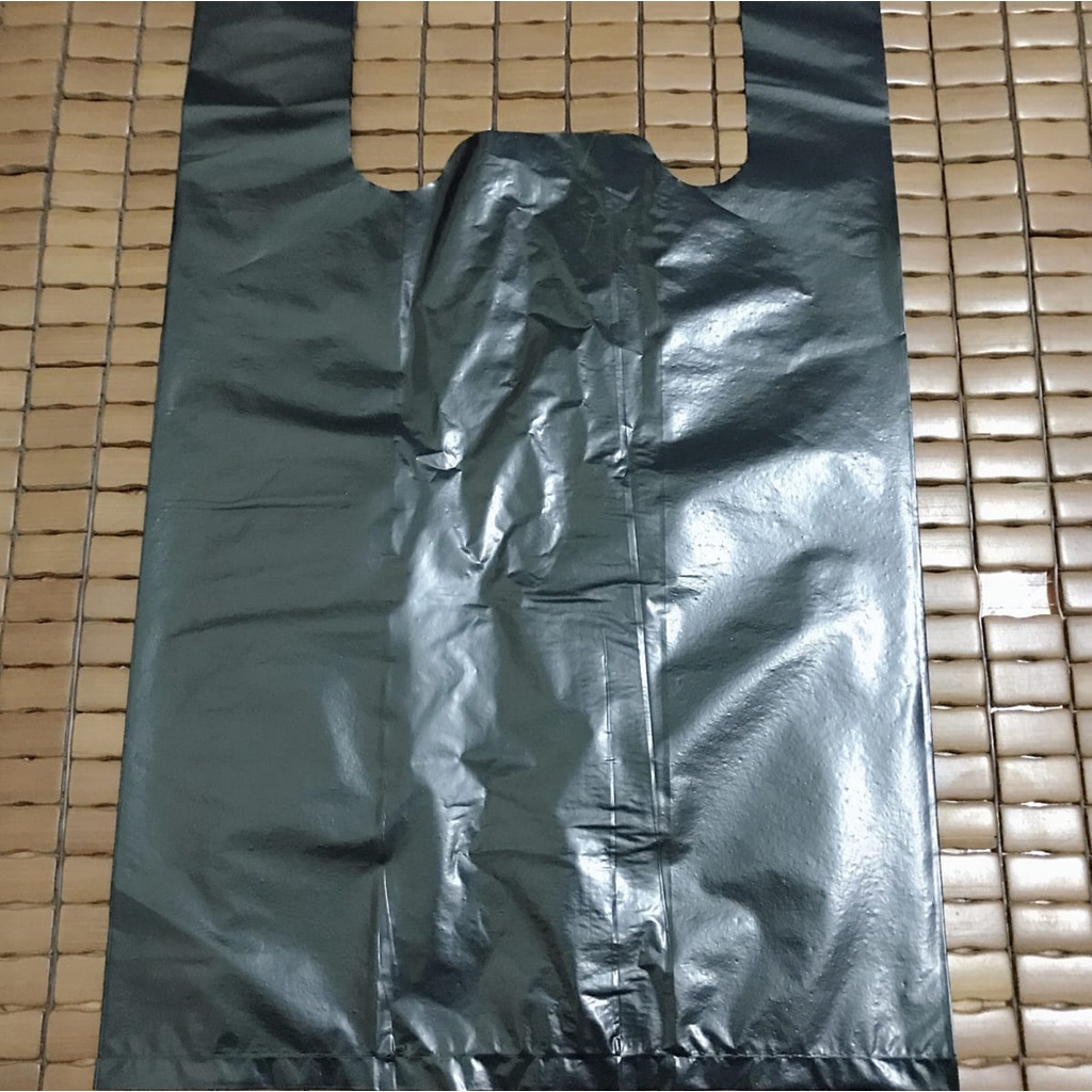 1kg túi nilon, túi xốp, túi đựng rác đựng đồ màu ĐEN có quai nhiều size