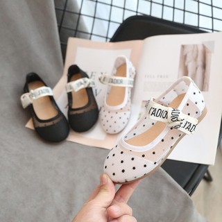 Giầy búp bê DIOR chấm bi cho bé gái. M137