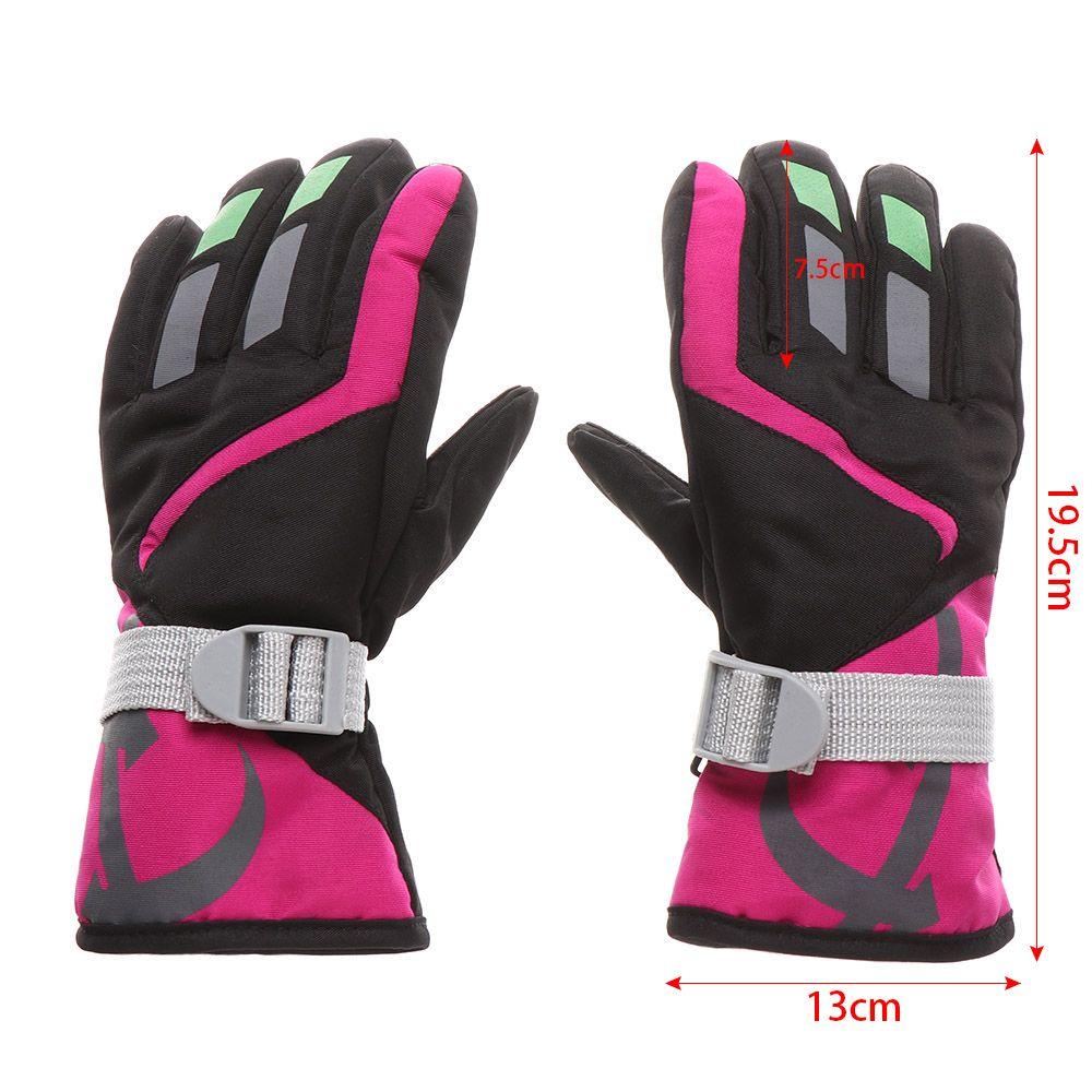 Găng Tay Trượt Tuyết Dày Dặn Giữ Ấm Mùa Đông Cho Bé