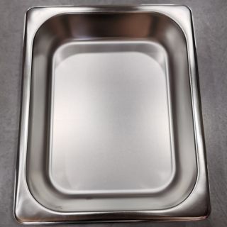 Khay inox đựng kem đựng thực phẩm GN 1/2X6,5 KHÔNG NẮP