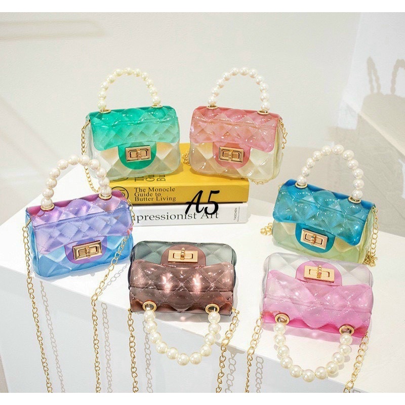 TÚI XÁCH SUPER MINI QUAI NGỌC CHO MẸ VÀ CÁC BÉ SIÊU diên ngày tết