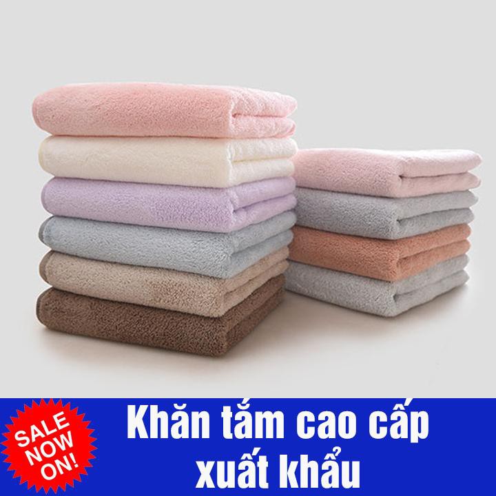 Khăn tắm khăn quấn xuất hàn loại cap cấp 140 x 70cm