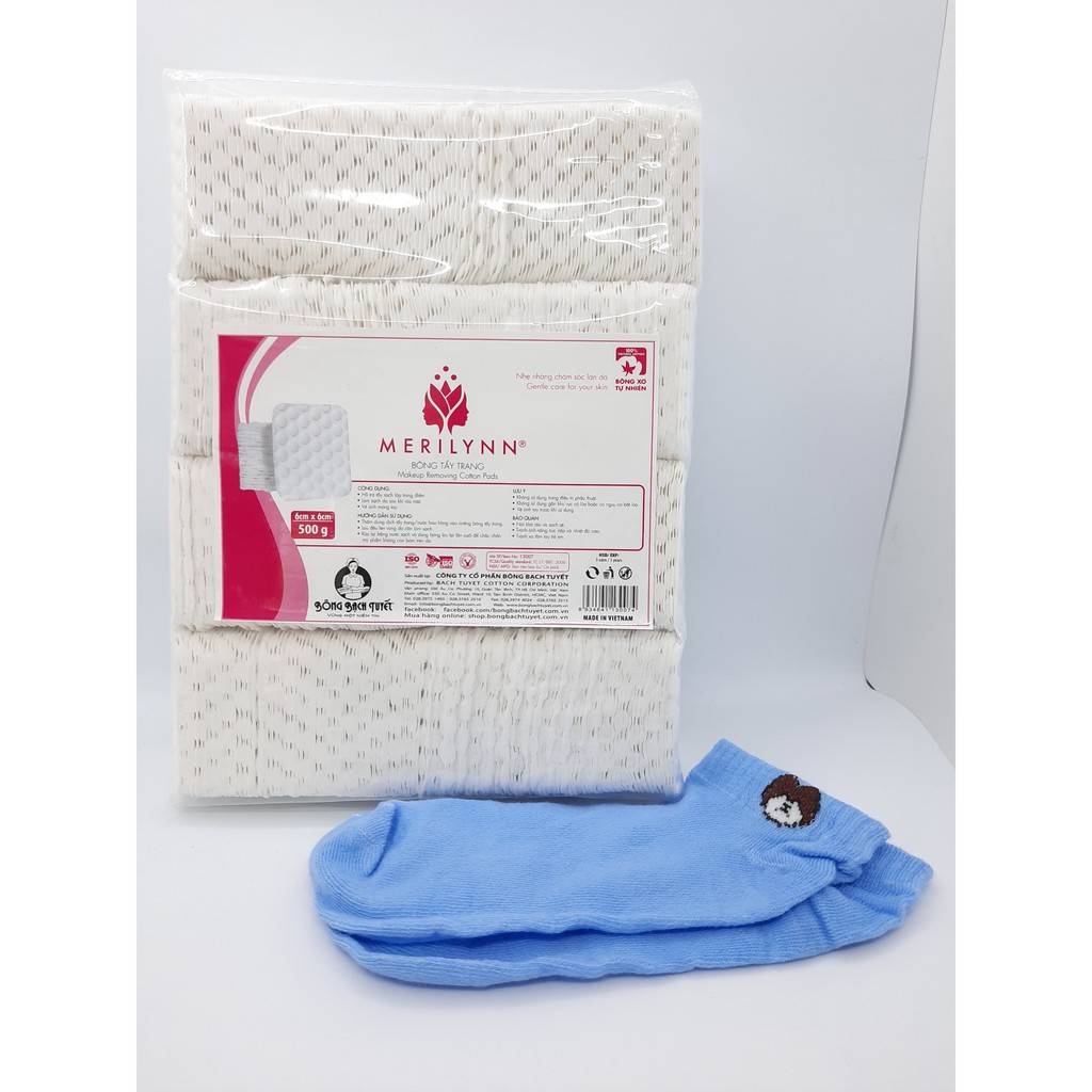 BÔNG TẨY TRANG MERILYNN HẠT MASSAGE GÓI 500GR kèm quà tặng - KOTTON | BigBuy360 - bigbuy360.vn