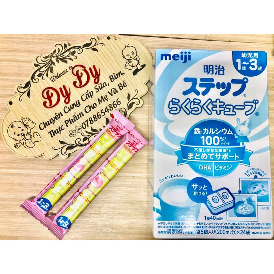 Sữa Meiji thanh, sữa công thức pha sẵn cho bé Nhật Bản 24 thanh