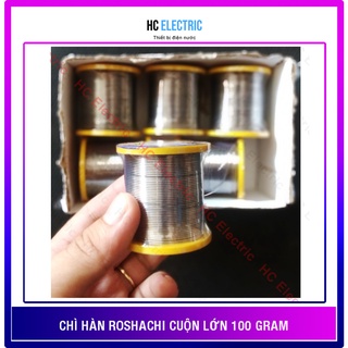 [ HÀNG CHÍNH HÃNG ] Chì hàn ROSHACHI Cuộn lớn 100g