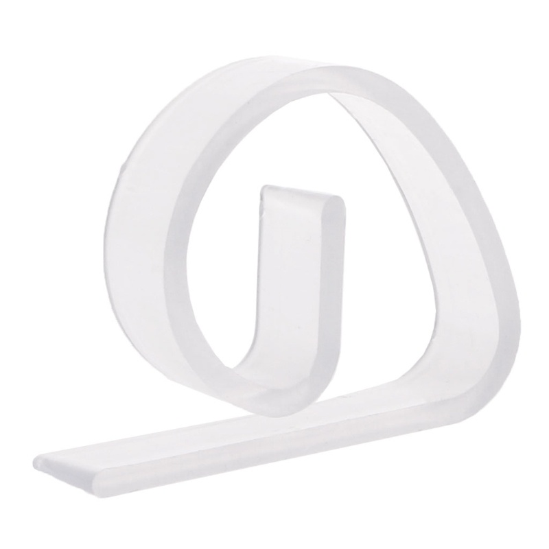 Set 12 Kẹp Giữ Khăn Trải Bàn Bằng Nhựa Trong Suốt