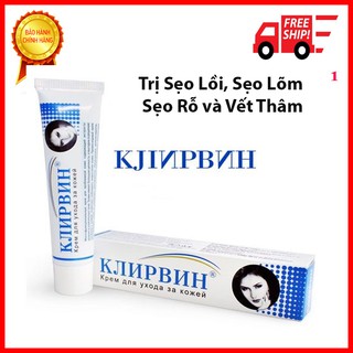 Kem sẹo Nga,làm mờ sẹo lồi, sẹo lõm và sẹo rỗ và vết thâm hiệu quả-25gr