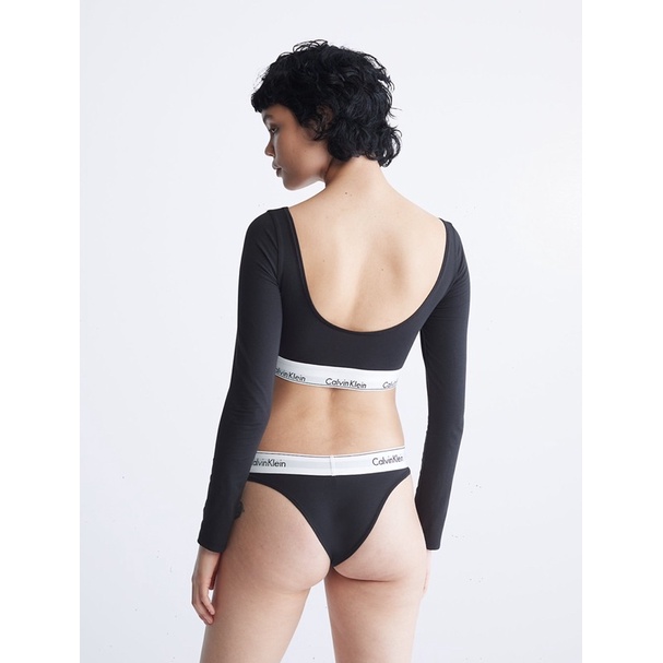 Áo Calvin Klein Dài Tay Modern Cotton Long Sleeve Unlined Bralette
