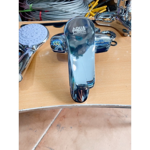 Bộ sen tắm nóng lạnh AQUA hàng đồng nặng mạ crom bóng đẹp