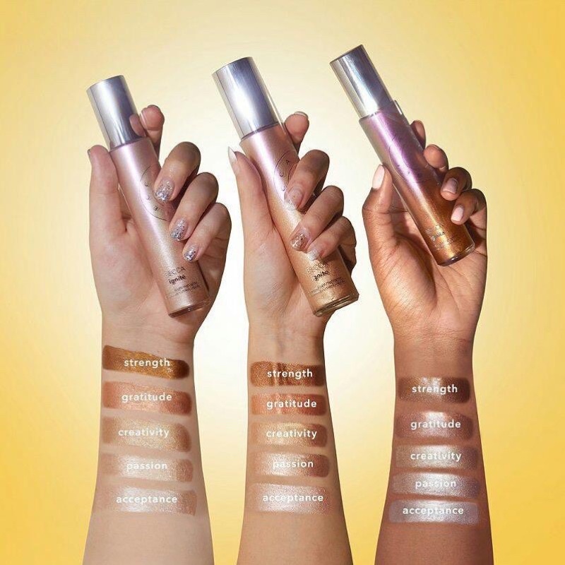 ( minisize 5ml) bắt sáng lỏng Becca tách set -Passion-