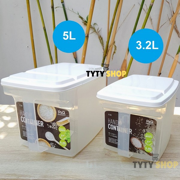Hộp nhựa có tay cầm Lock&Lock Handy Container dùng bảo quản thực phẩm