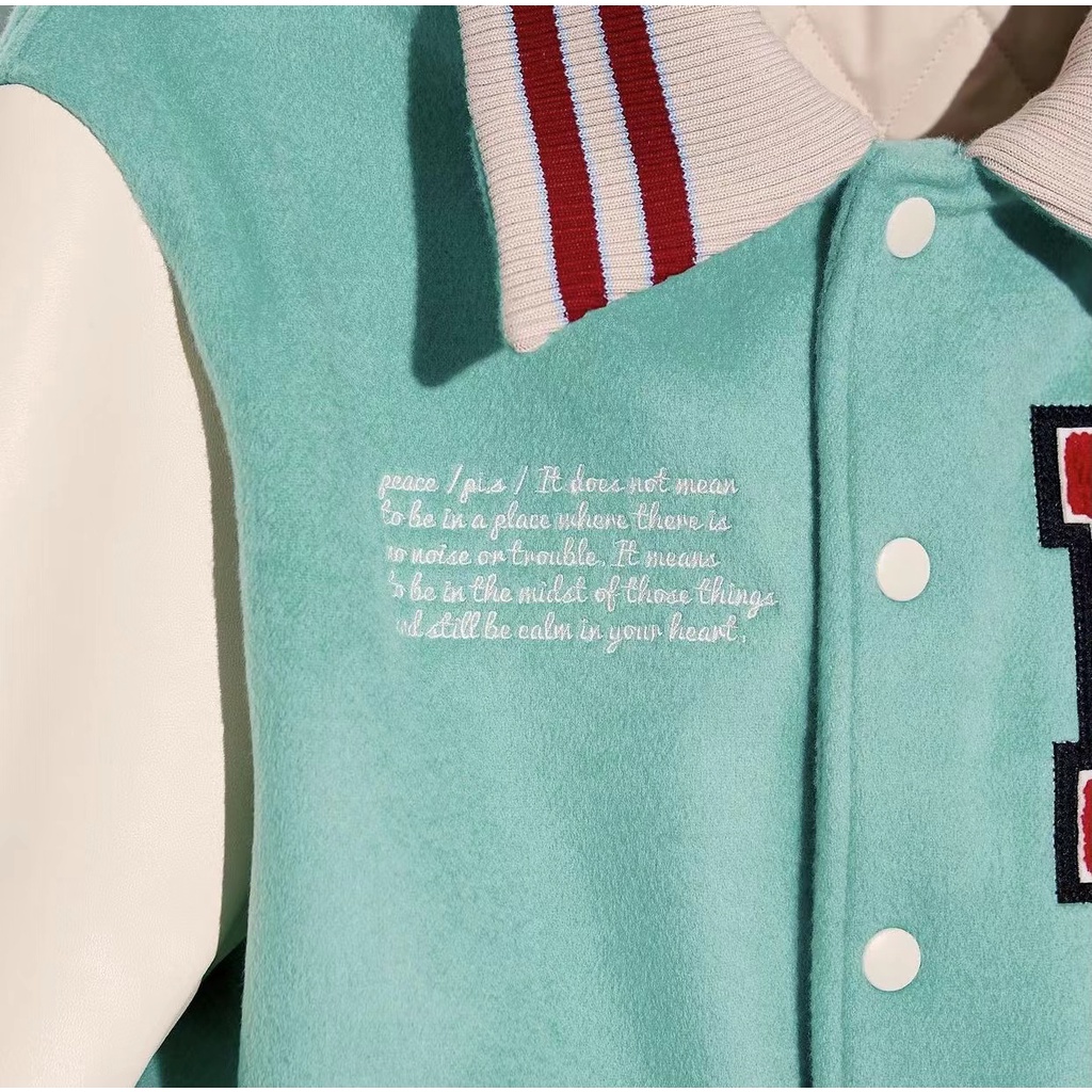 Áo khoác Jacket P đỏ PMO VARSITY JACKET MINT