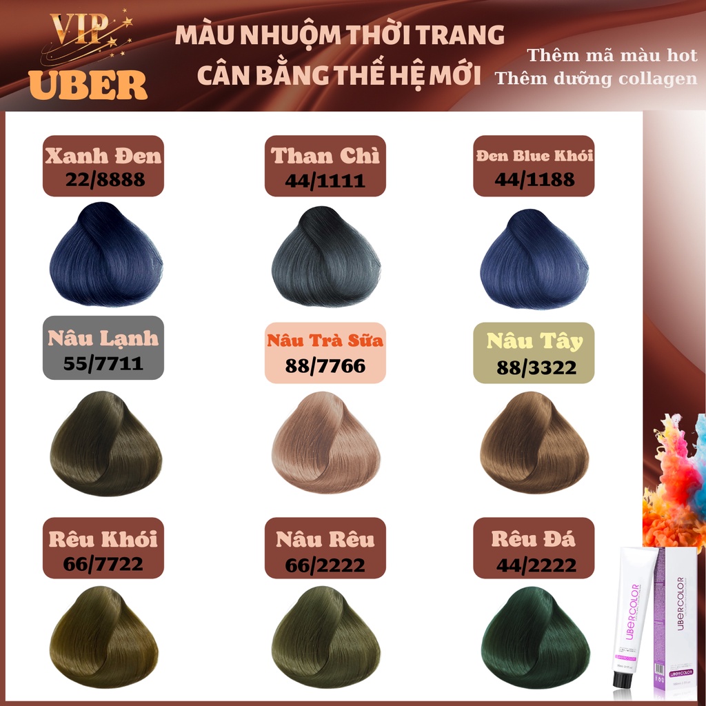 Thuốc nhuộm tóc màu nâng tone, giúp nhuộm chuẩn các màu nền sáng, tặng kèm găng tay và trợ nhuộm siêu dưỡng | Shop Hair