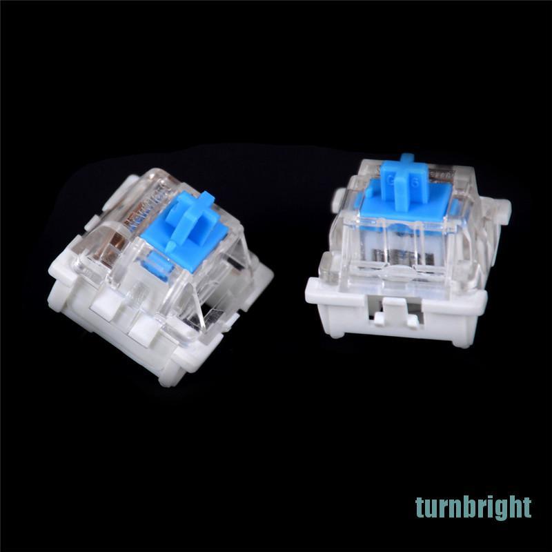 Set 10 công tắc bàn phím cơ màu xanh dương cho máy tính Cherry MX