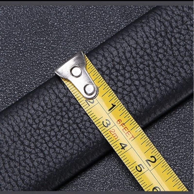 Thắt lưng da nam nịt nam bán rời không mặt khóa dùng cho dây có khấc