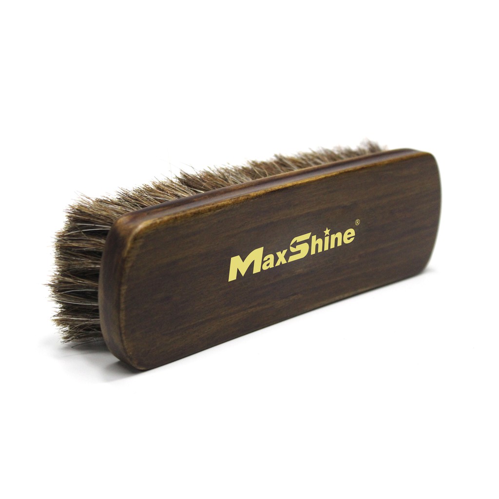 Bàn chải lông ngựa vệ sinh ghế da, nội thất xe - Max Shine Horsehairs Detailing Brush