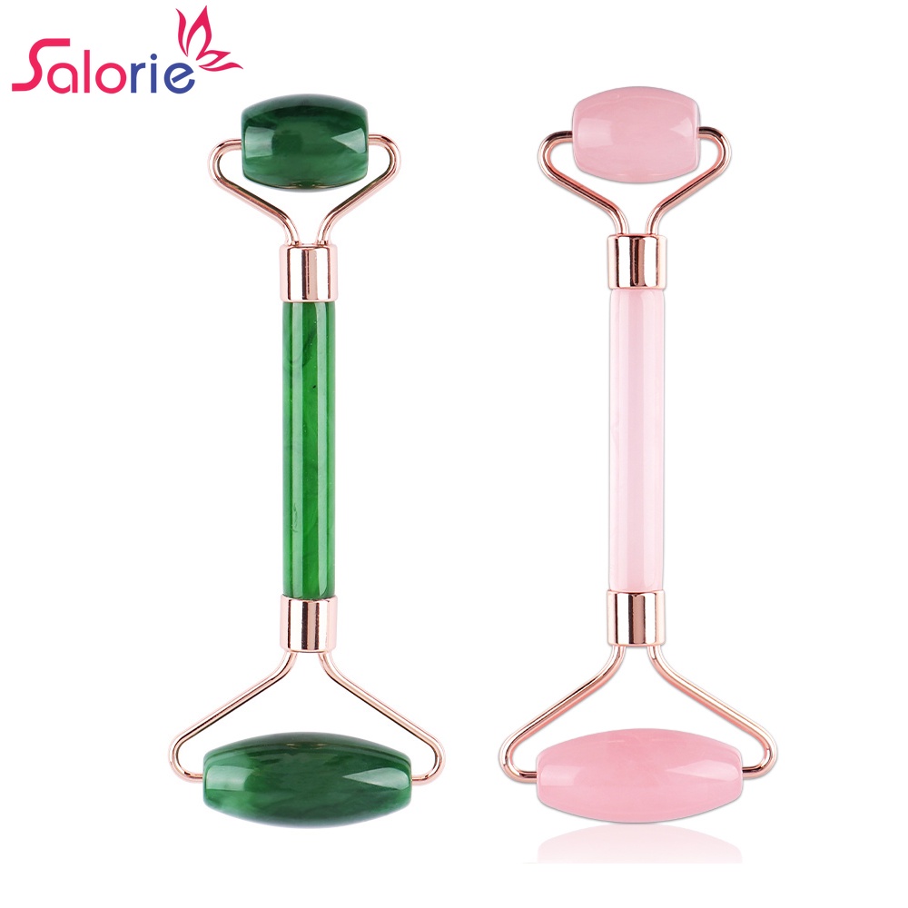 Cây lăn mát-xa mặt và cơ thể Salorie bằng nhựa resin tự nhiên chống lão hóa