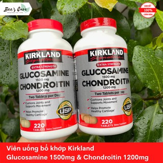 Viên uống bổ khớp Kirkland Glucosamine 1500mg Chondroitin 1200mg, 220 viên
