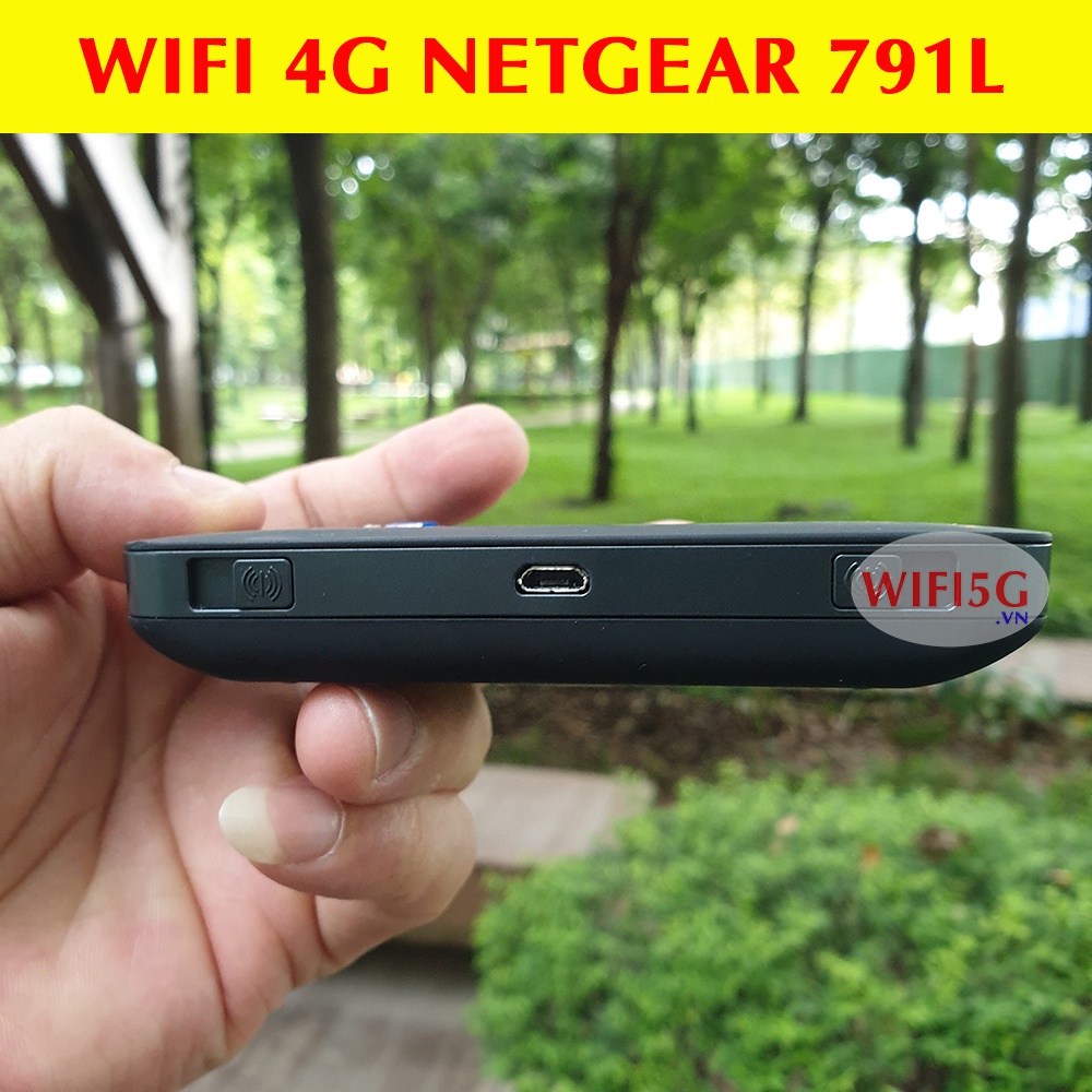 Wifi 4G Netgear 791L - Thương Hiệu Mỹ - Pin 4340mAh Xài Liên Tục Đến 15 Tiếng - Hàng Mới Đẹp