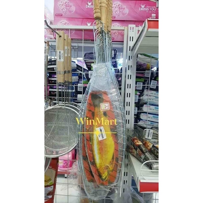 Vỉ nướng cá thịt có tay cầm