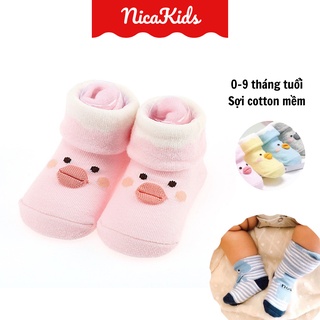 Tất trẻ em hình voi con , VỊT CON kute cho bé từ 0-9 tháng