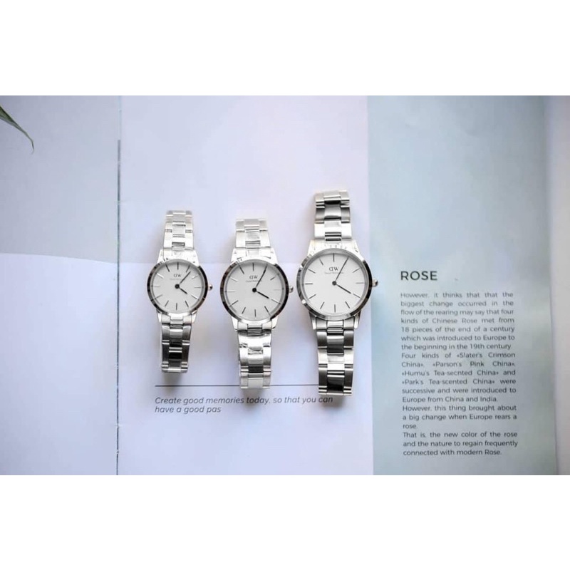 Đồng hồ Nam Nữ DW Iconic Link Silver DW00100207 | BigBuy360 - bigbuy360.vn