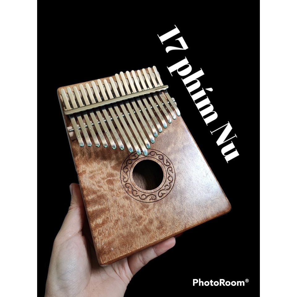 Đàn kalimba 17 phím gỗ Nu- Limited- Tặng trọn bộ phụ kiện Tonic N001