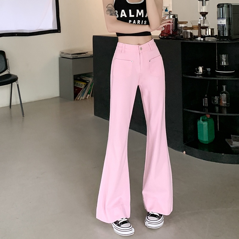 Quần jean dài SUXI ống loe thời trang cho nữ