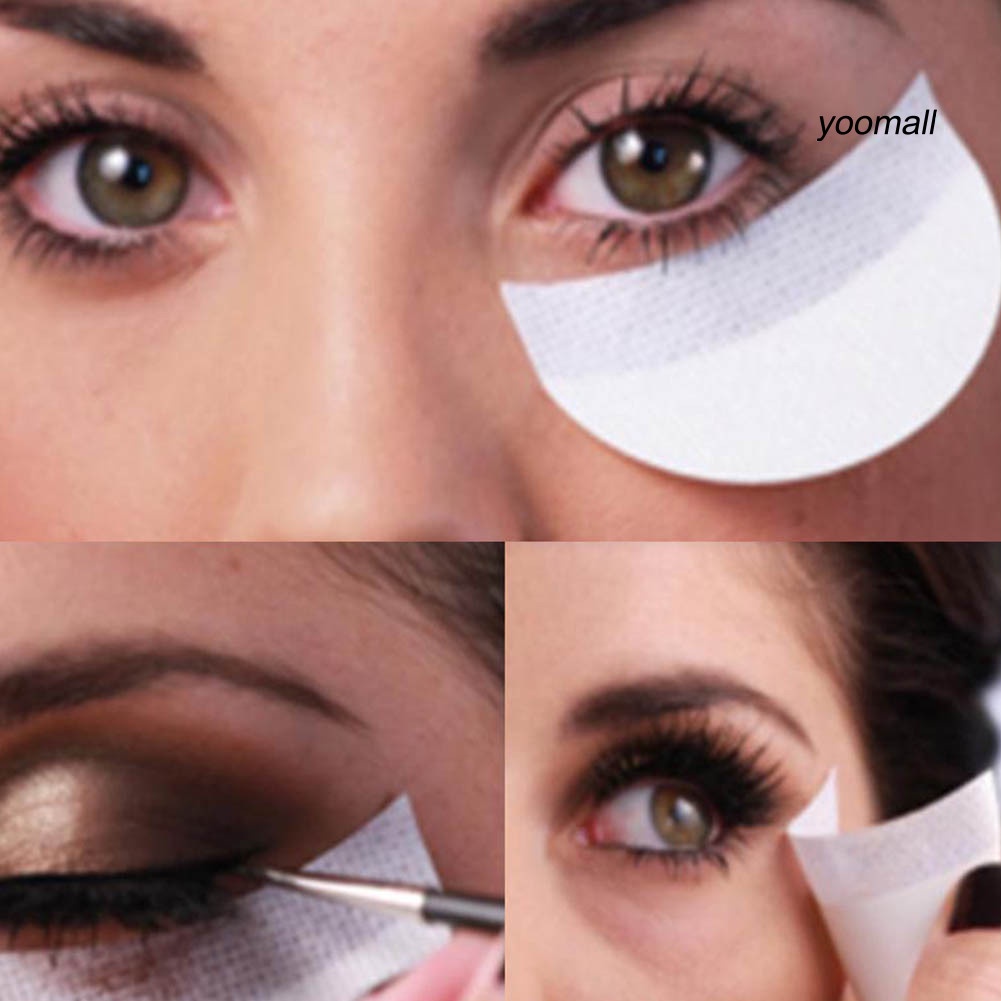 [Hàng mới về] Set 20/ 50/ 100 Miếng Dán Hỗ Trợ Đánh Phấn Mắt Tiện Dụng