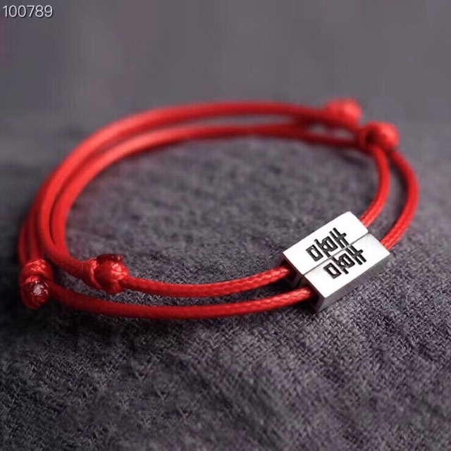 ✅ BÁN SỈ ✅ 1 đôi vòng tay handmade Song Hỷ hàng đẹp - Bạc xịn loại 1, PH676
