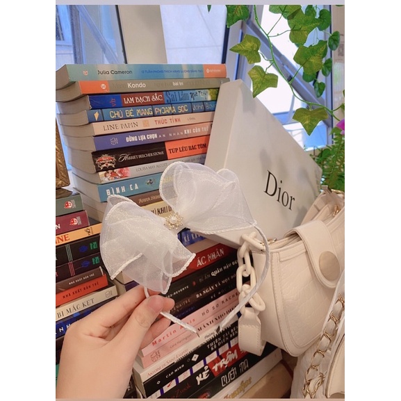 CÀI TÓC 3 TẦNG VOAN TRẮNG CHO BÉ PHONG CÁCH ĐIỆU ĐÀ