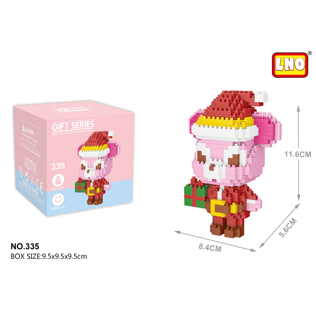 LNO 332-335 NLG0337 - bộ lắp ghép LEGO NANO