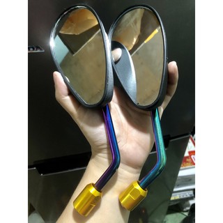 [Giá 1 Chiếc] Kính (Gương) Chiếu Hậu chân Inox Si Màu Titan Bền Đẹp