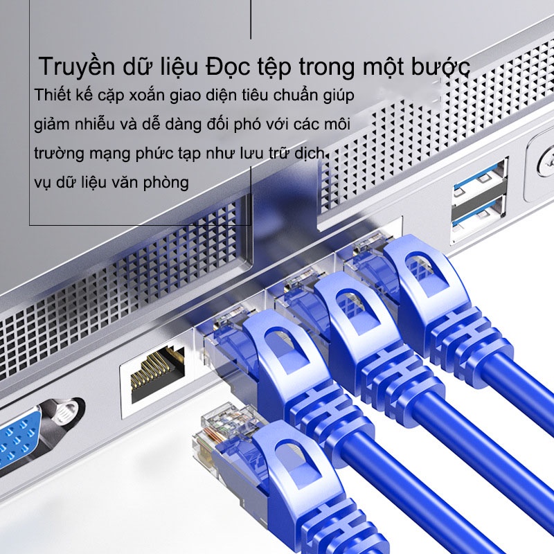 Cáp Mạng Ethernet  Cat6 2 RJ45 UTP truyền dữ liệu cao cấp CAT6 Ω máy tính cho PC / Laptop / Routercáp máy tính