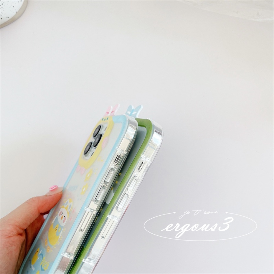 Ốp Điện Thoại Mềm Hình Chú Vịt Nhỏ Dễ Thương Cho iPhone 14 13 12 11 Pro Max SE2020 X XR Xs Max 7 8 6 6s Plus