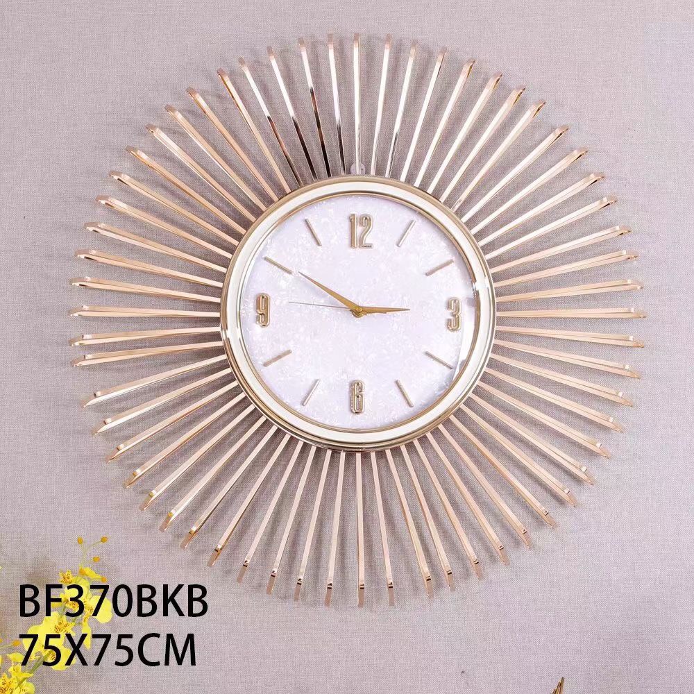 Đồng Hồ Treo Tường Decor Trang Trí Chất Liệu Inox Mạ Titan Công Nghệ PVD Cao Cấp KD370