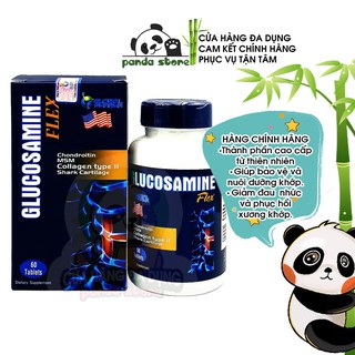 Glucosamine Flex USA viên uống bổ khớp giúp giảm đau nhức xương khớp và lưng gối bảo vệ xương khớp từ sụn vi cá mập mỹ.