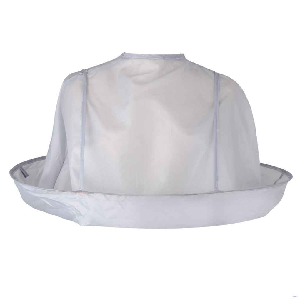 [Hàng mới về] Áo Choàng Cắt Tóc Chống Thấm Nước Có Thể Gấp Gọn Tiện Dụng Dành Cho Người Lớn