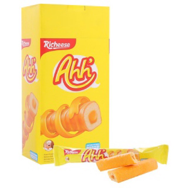 Hộp 10 cây Bánh xốp Ahh RICHEESE 90g