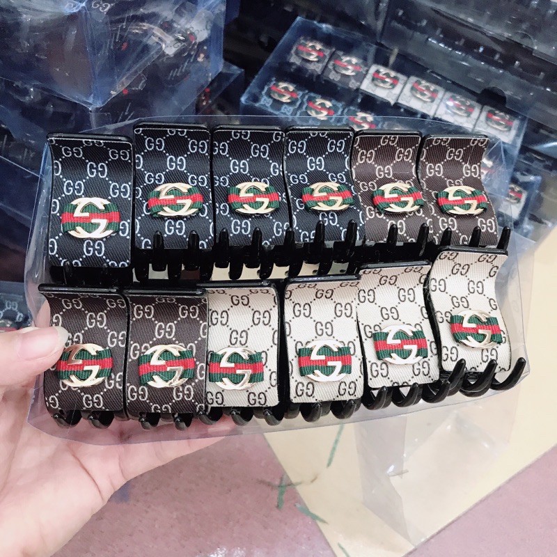 Sỉ 12 kẹp càng cua hiệu 3răng 5răng vải