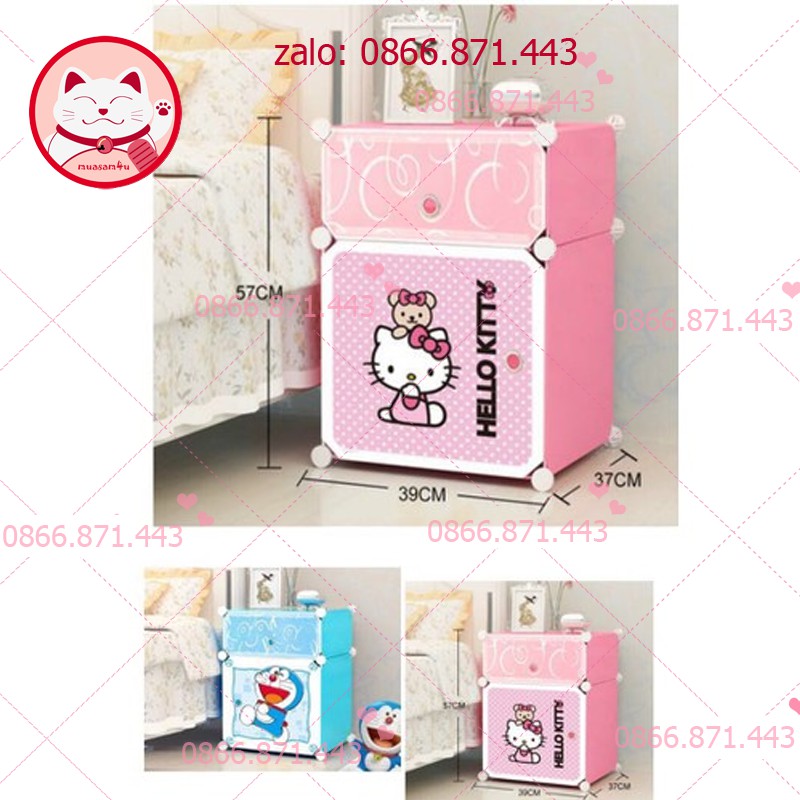 ⚡𝐅𝐑𝐄𝐄𝐒𝐇𝐈𝐏⚡ TỦ NHỰA GHÉP MINI 2 TẦNG ĐỂ ĐẦU GIƯỜNG   - QA