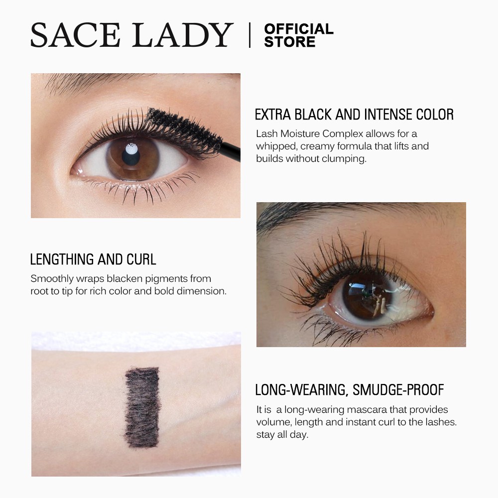 Mascara SACE LADY chống nước trang điểm lông mi bền màu 7g | BigBuy360 - bigbuy360.vn