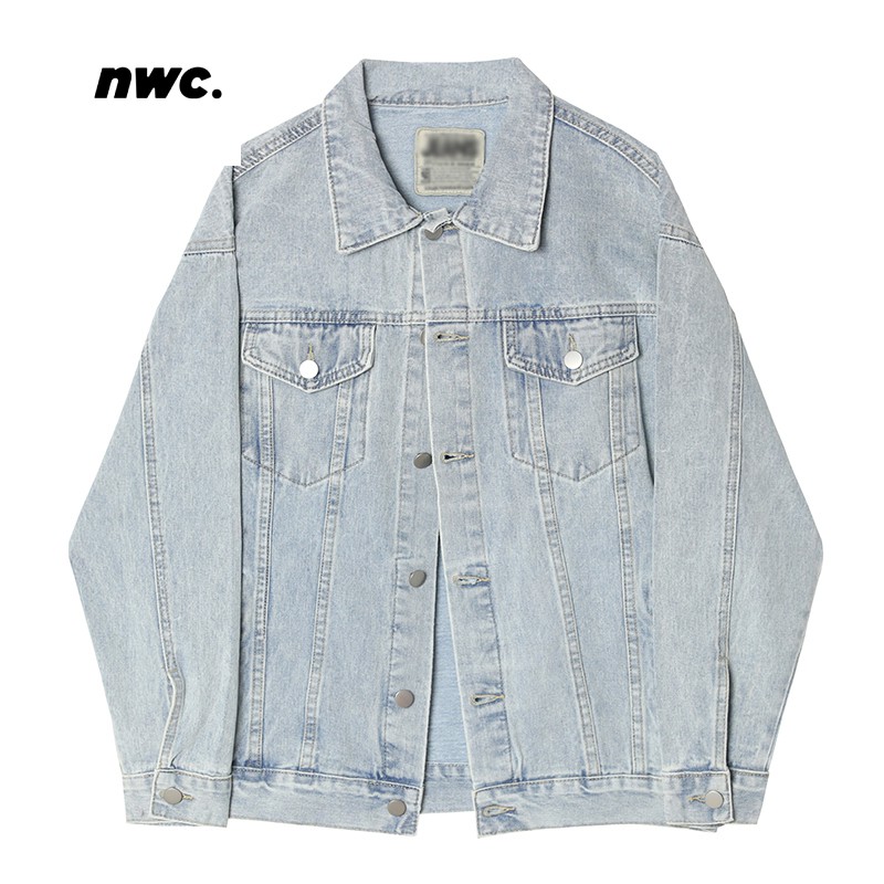 Áo khoác bò xanh nhạt, xanh lơ | Denim jacket