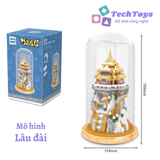 Đồ chơi lắp ghép Lego xếp hình Lâu đài Ninja cho bé - Mô hình lắp ráp Decor Lâu đài Ninja
