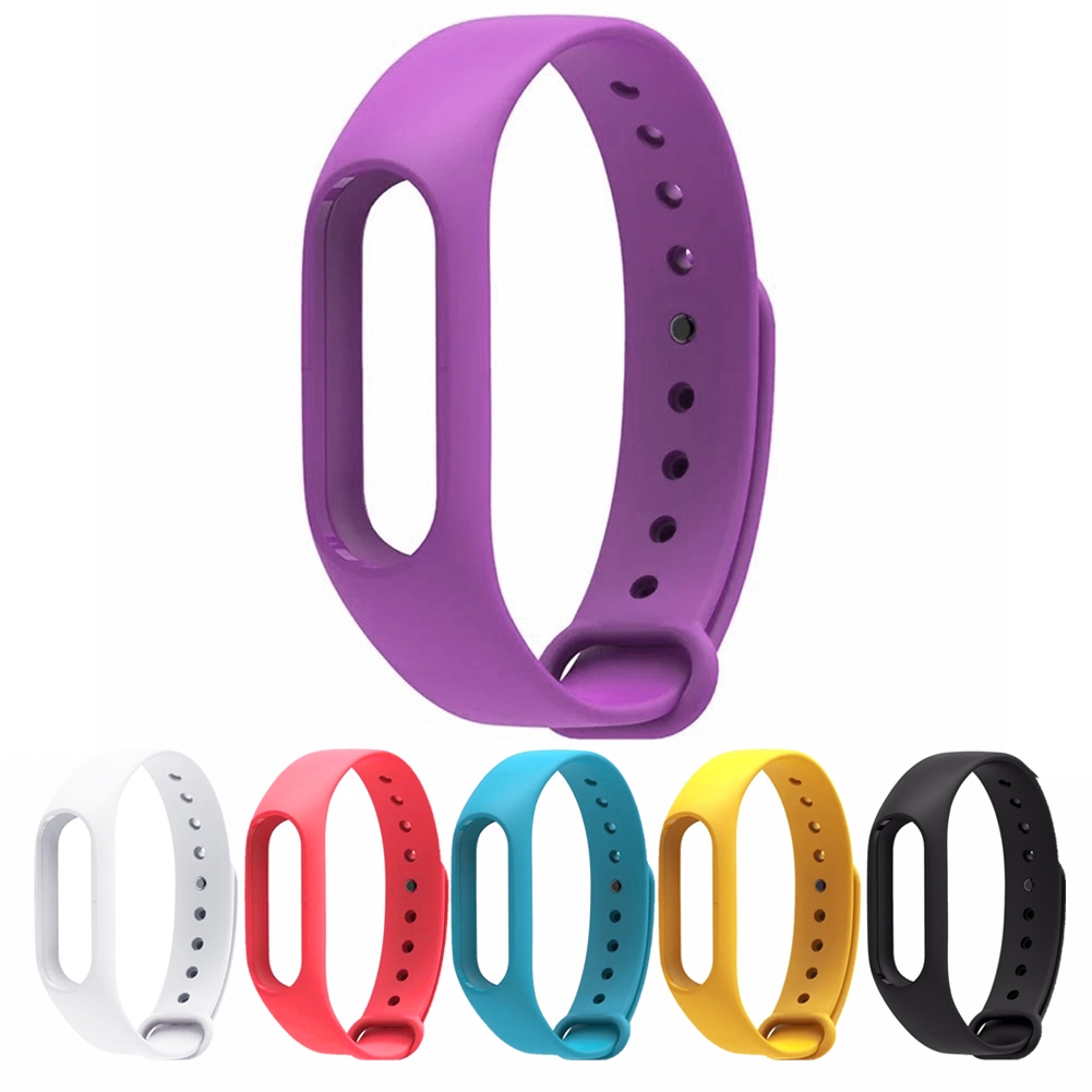 Dây Đeo Silicon Thay Thế Cho Đồng Hồ Thông Minh Xiaomi Mi Band 2