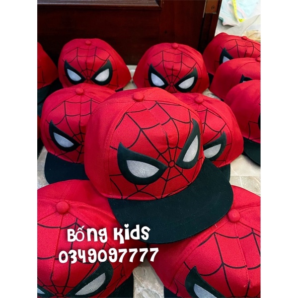 Mũ SnapBack Bé Trai Siêu Nhân Nhện HaM