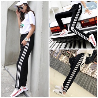 Quần dài nỉ 3 sọc suông nam nữ Unisex, quần nỉ thể thao nam nữ chất dầy đẹp Kanimi