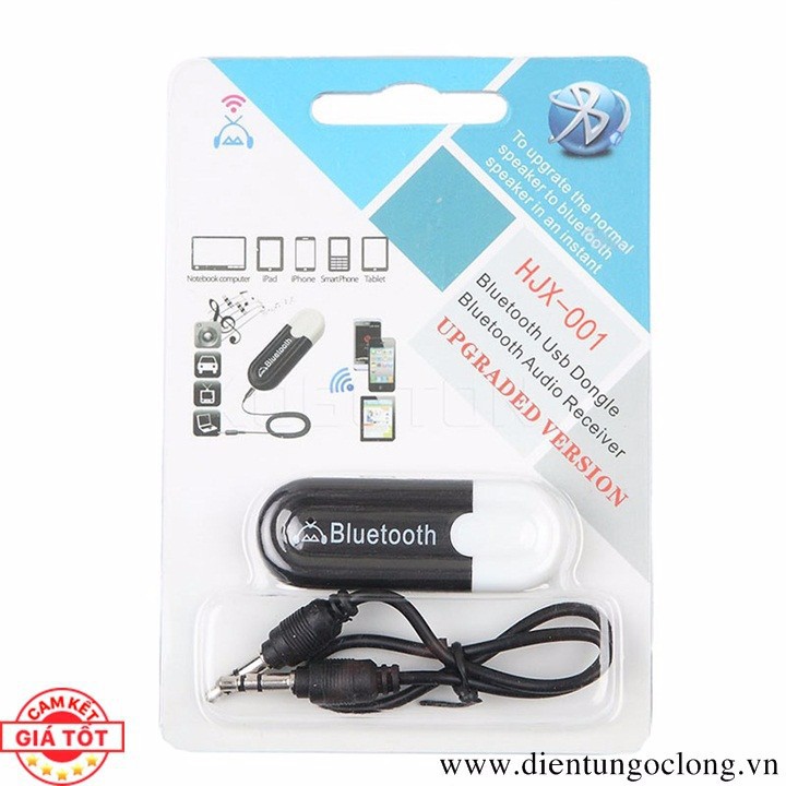 Usb Bluetooth Dongle HJX-001 Biến Loa Thường Thành Loa Bluetooth